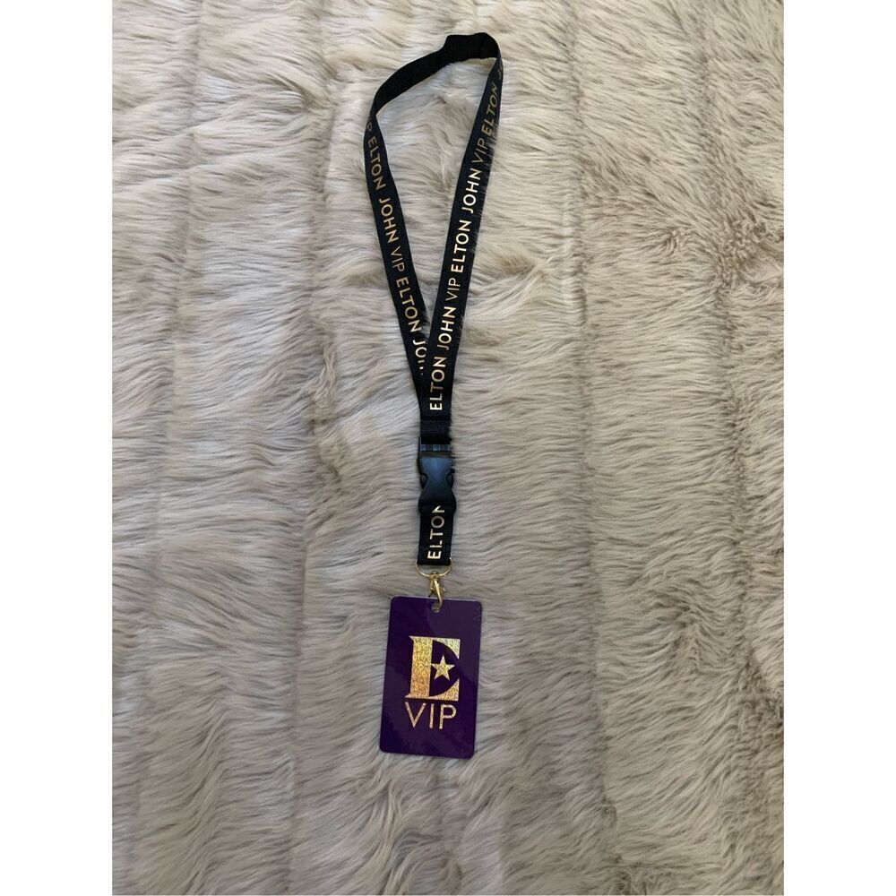 Elton John VIP Lanyard Farewell Yellow Brick Road The Final World Tour